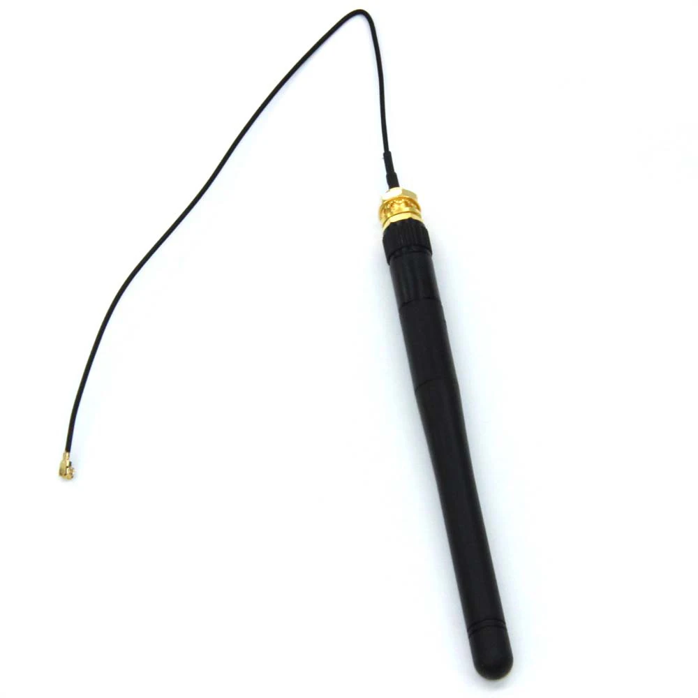 LILYGO® TTGO-antena de doble banda WIFI, 2,4G, 2dbi, módulo inalámbrico, enrutador de Pin hembra RP-SMA, 109MM, IPX, IPXE, buen conector Vertical - imagen 5