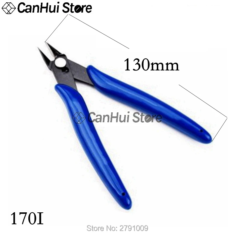 Alicates diagonales electrónicos, pinzas de corte lateral, cortador de alambre, tijeras de salida, modelos, herramientas de molienda, 170 - imagen 2