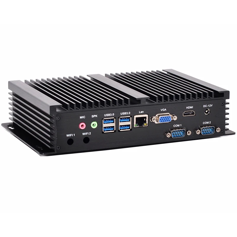 Mini PC sin ventilador Dual COM 11Gen Intel i5-1135G7/i7-1165G7 RS232 COM USB WIFI PC industrial computadora de escritorio - imagen 5