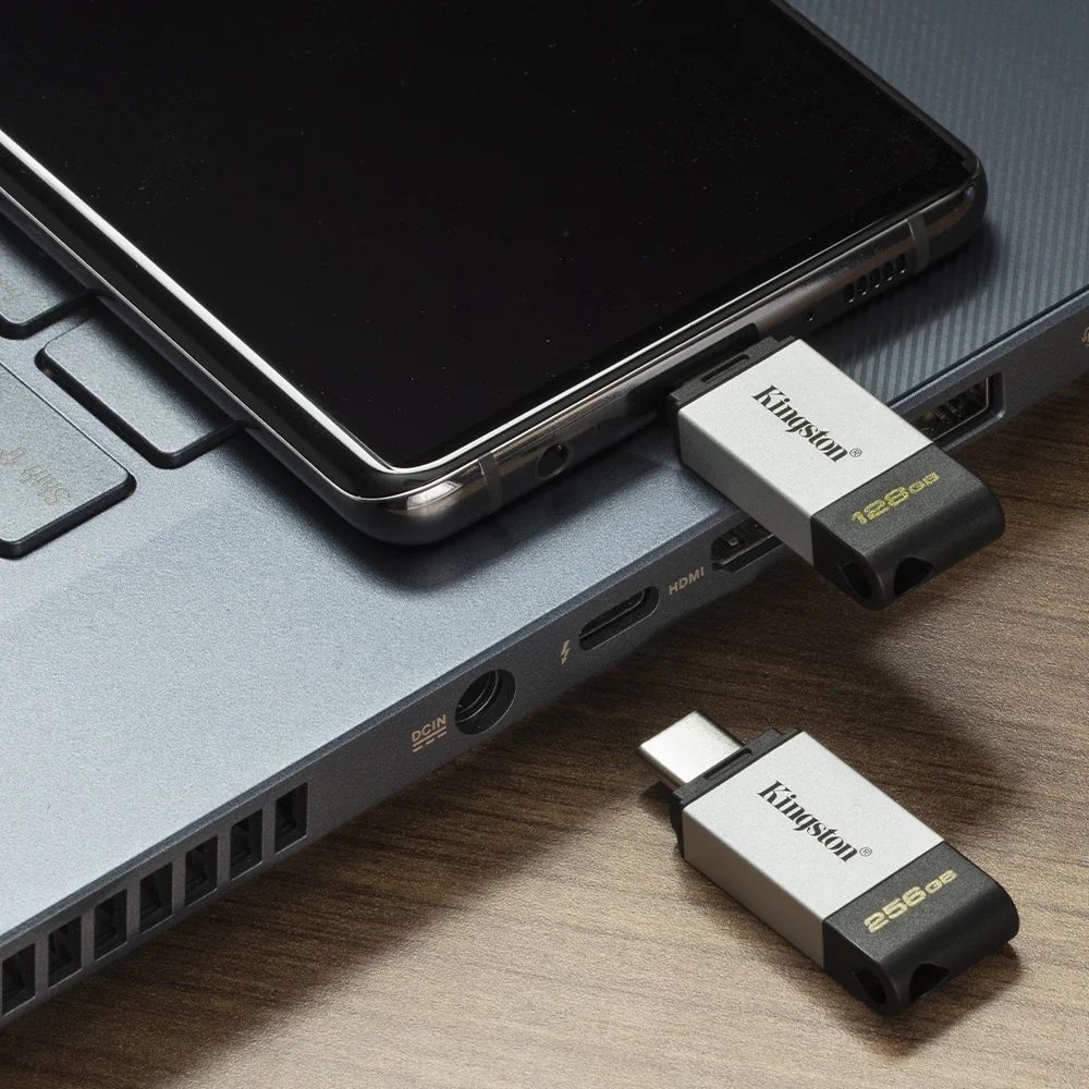 Kingston-unidad Flash USB DT80, Pendrive de 32gb, 3,2, 64GB, 3,0 gb, 128gb - imagen 3