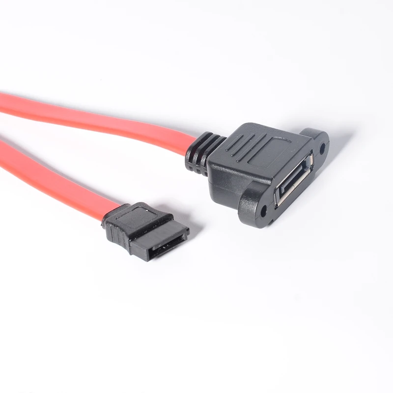 Deflector de carcasa de ordenador, Cable SATA interno de Serie ATA a adaptador de Cable SATA externo con soporte de puerto, 1 ud. - imagen 4