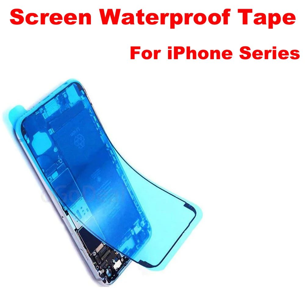 Pegatina impermeable para iPhone 6s 6splus 7 7plus 8G 8 plus XR X XS XSMax, cinta de pantalla, pegamento adhesivo, 2 unidades - imagen 4