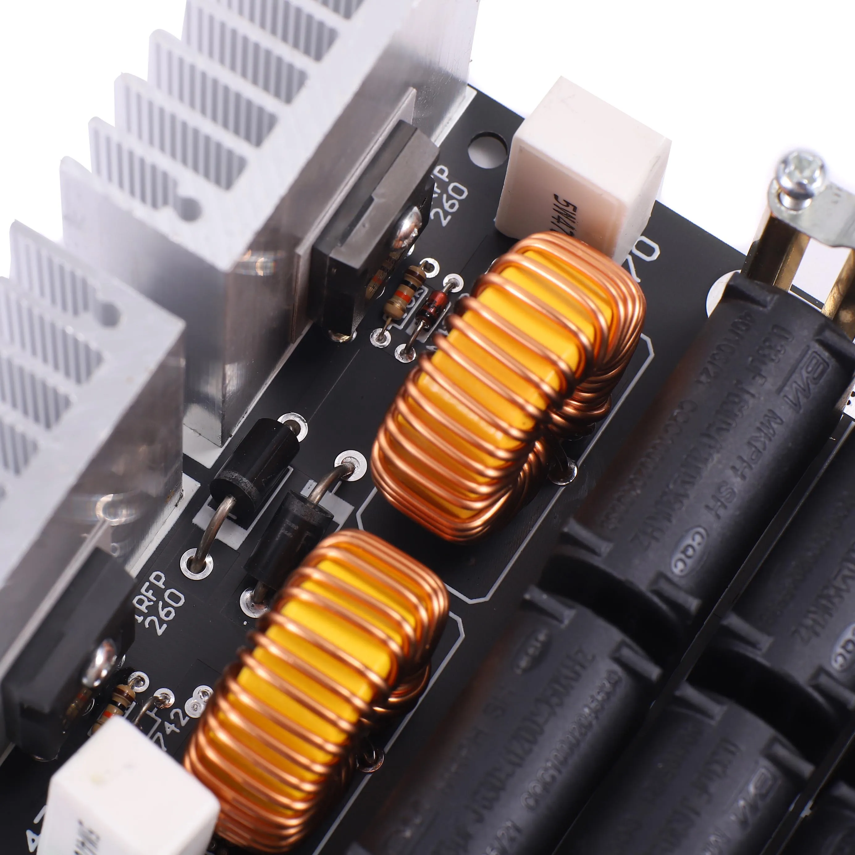 Placa de calefacción por inducción de bajo voltaje ZVS, 1000W, 20A, módulo de fuente de alimentación, calentador de controlador Flyback, bobina Tesla - imagen 5