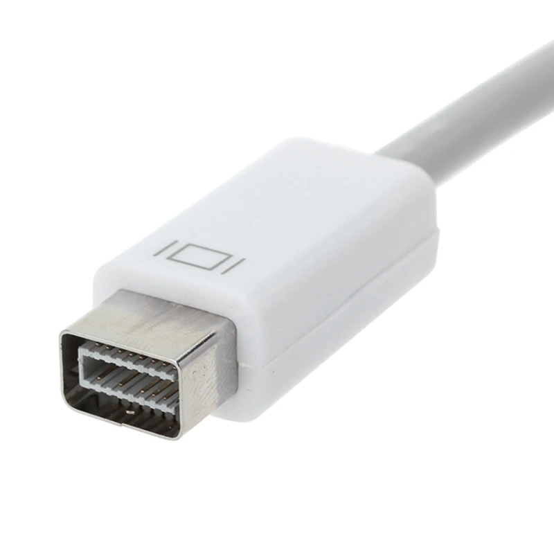 La mejor calidad del adaptador de audio y vídeo madre mini DVI a VGA RGB de 10 cm para Apple Macbook y proyector - imagen 3