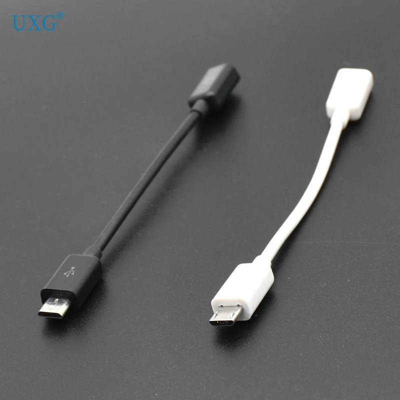 Extensor Extensión Micro USB Hembra Micro USB Macho F/M Cable OTG Corto Carga Negro 20cm 50cm 10cm 1m 1.5m 2m 10cm - Vista principal del producto