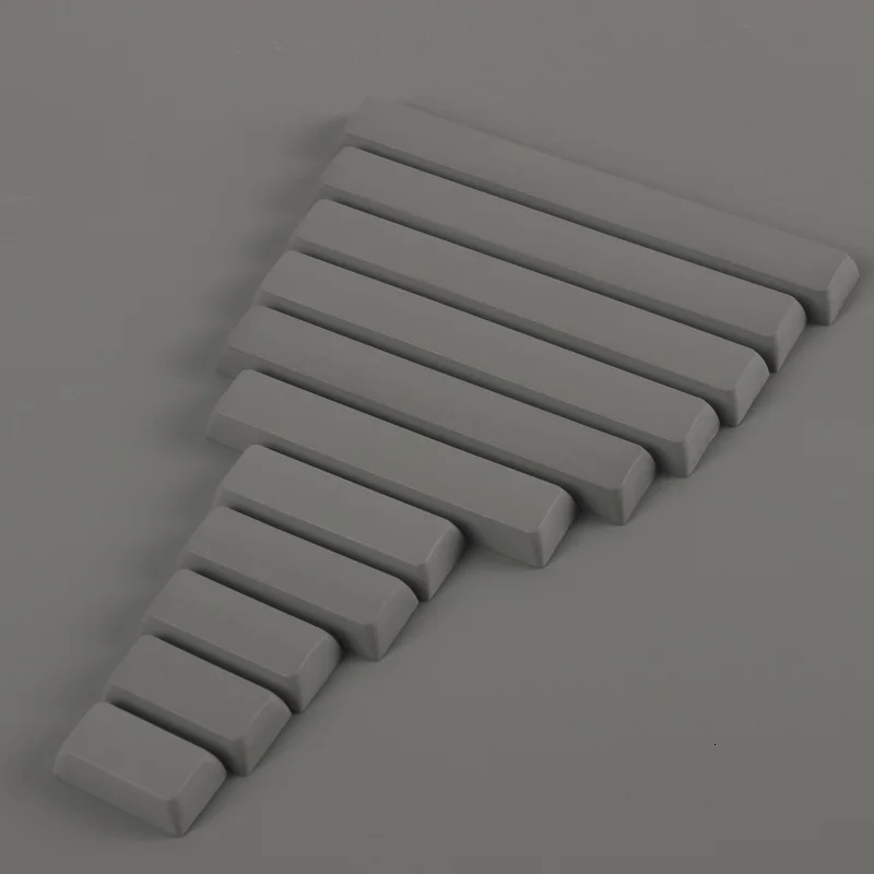 Tapa de tecla de teclado mecánico de perfil XDA, gris claro, gris oscuro, 7x6,5x6,25x6x5,5x4,5x3x2,75x2,25x2x1,75x barra espaciadora, 1 ud. - imagen 5