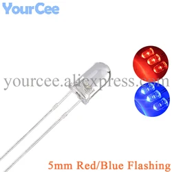 LED Bicolor Intermitente Rojo/Azul 5mm Alta Brillo