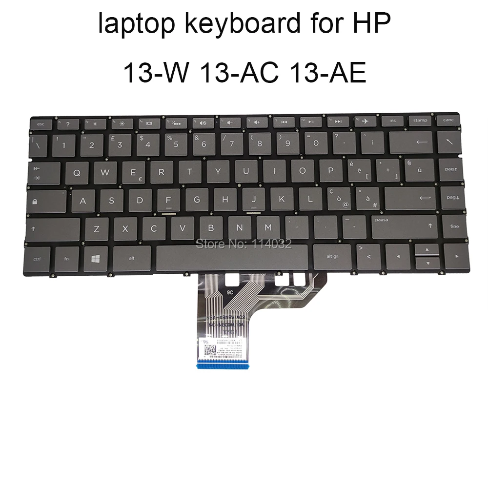 Teclado retroiluminado para ordenador portátil, accesorio para HP Spectre X360 13W 13-AW AE000 13-AC 13-W030 W010 13-ad000 13-ad 9z. Necbq.20e - imagen 2
