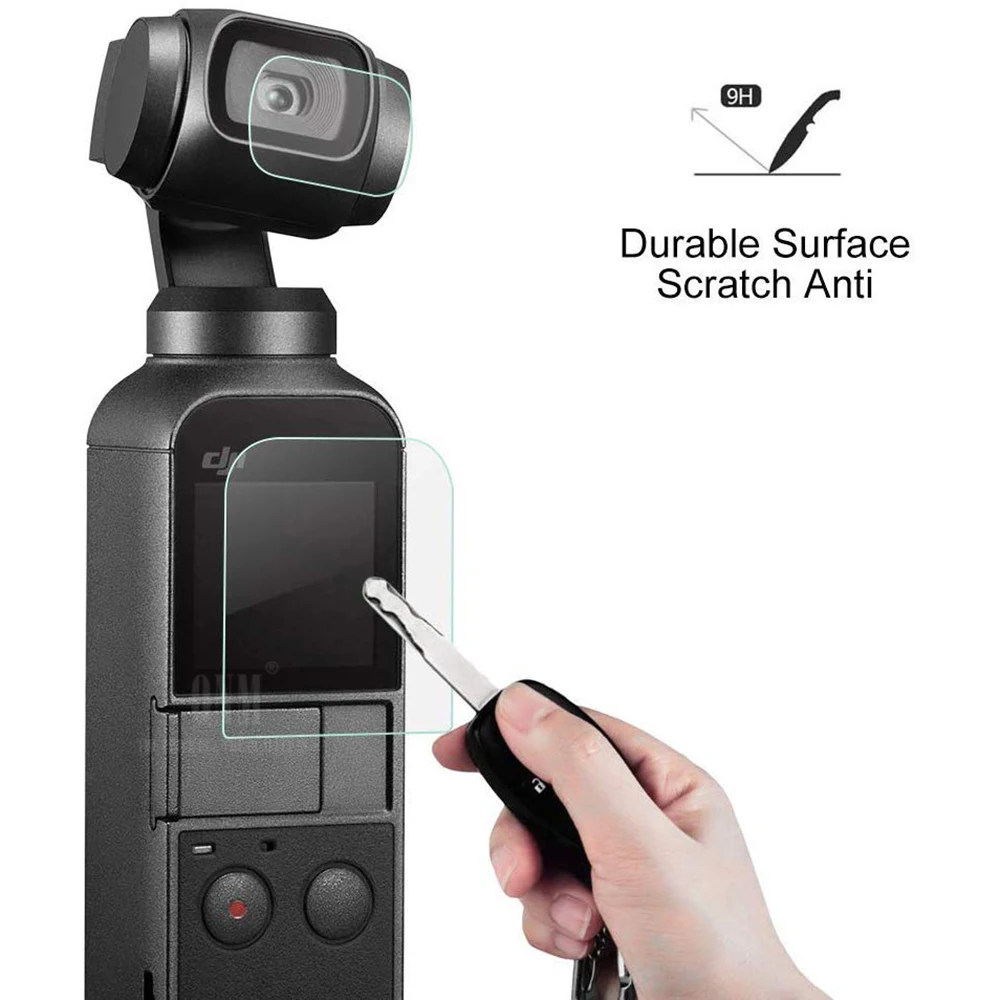 Protector de pantalla para cámara de acción DJI Osmo Pocket 1 y 2, película protectora de lente, cubierta de cardán - imagen 4