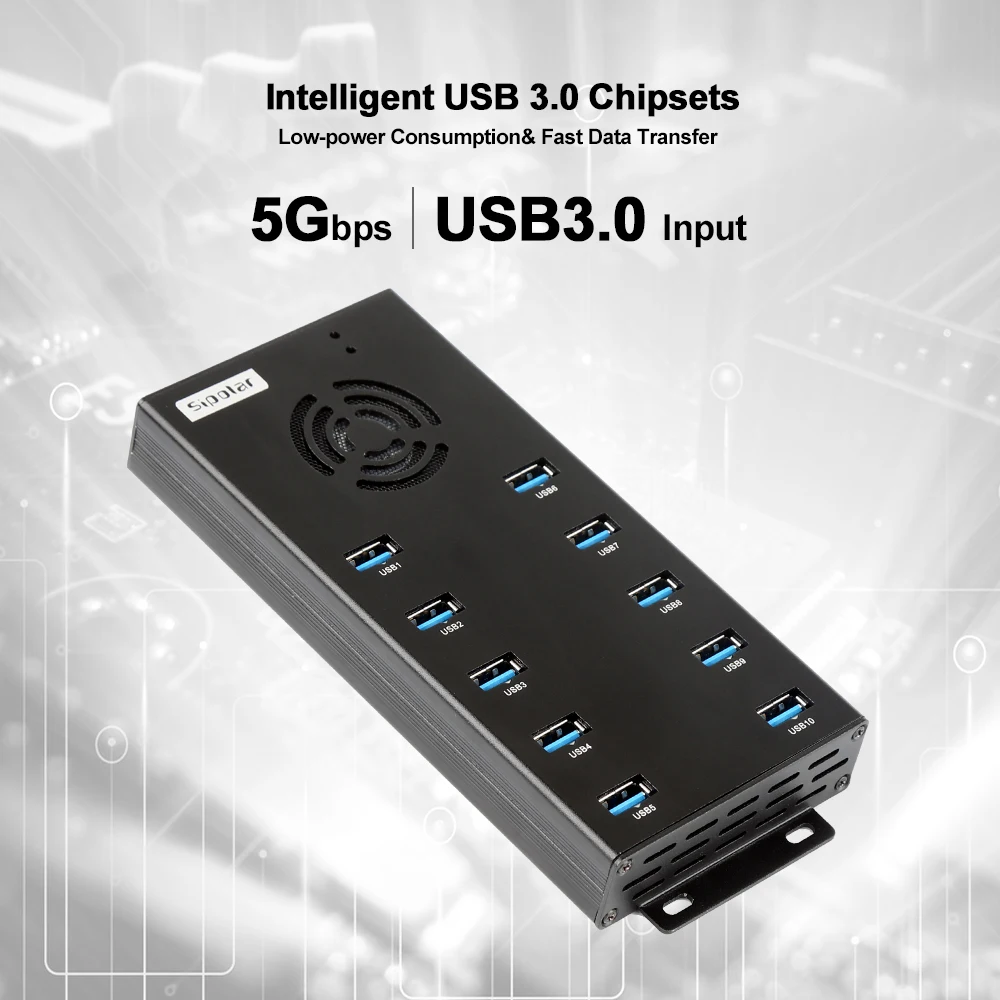 Hub USB-C Multipuerto Carga Rápida y Alta Velocidad de Datos - imagen 3