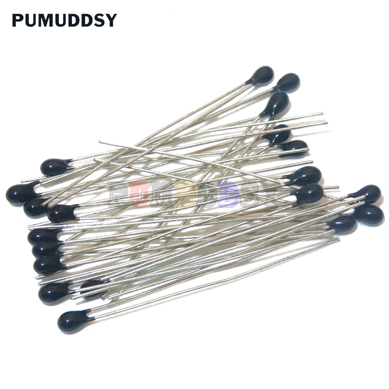 20 piezas termistor NTC-MF52-103/3435 10K ohm 1% Sensor de temperatura de resistencia térmica - imagen 2