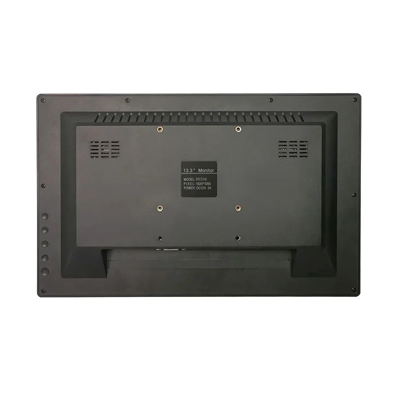 Monitor de escritorio con carcasa de plástico de 13,3 pulgadas, 1600x900, VGA, HDMI, USB y altavoces, nuevo - imagen 5