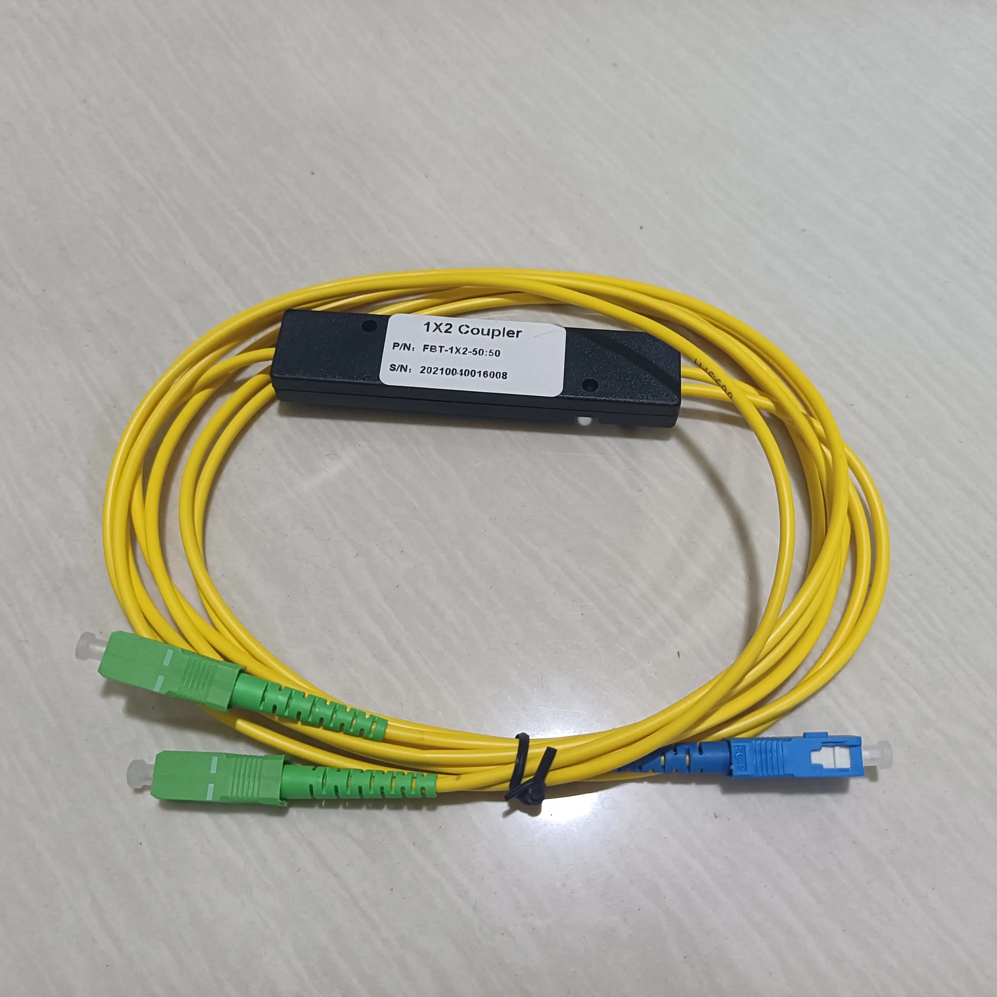 10 unids/lote 1X2 SC/UPC-SC/APC PLC divisor de fibra óptica monomodo FTTH PLC Fabrica Esse caja divisora SM PLC 1x2 SC/UPC SC/APC - imagen 5