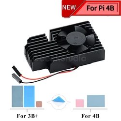 Disipador Ventilador CNC Raspberry Pi 4B / 3B+ – Enfriamiento Extremo
