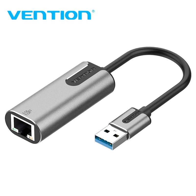 Vention-Adaptador USB Ethernet, tarjeta de red USB HUB a velocidad RJ45, adaptador Lan de 1000M para Windows, Mac, Xaiomi, adaptador USB Ethernet