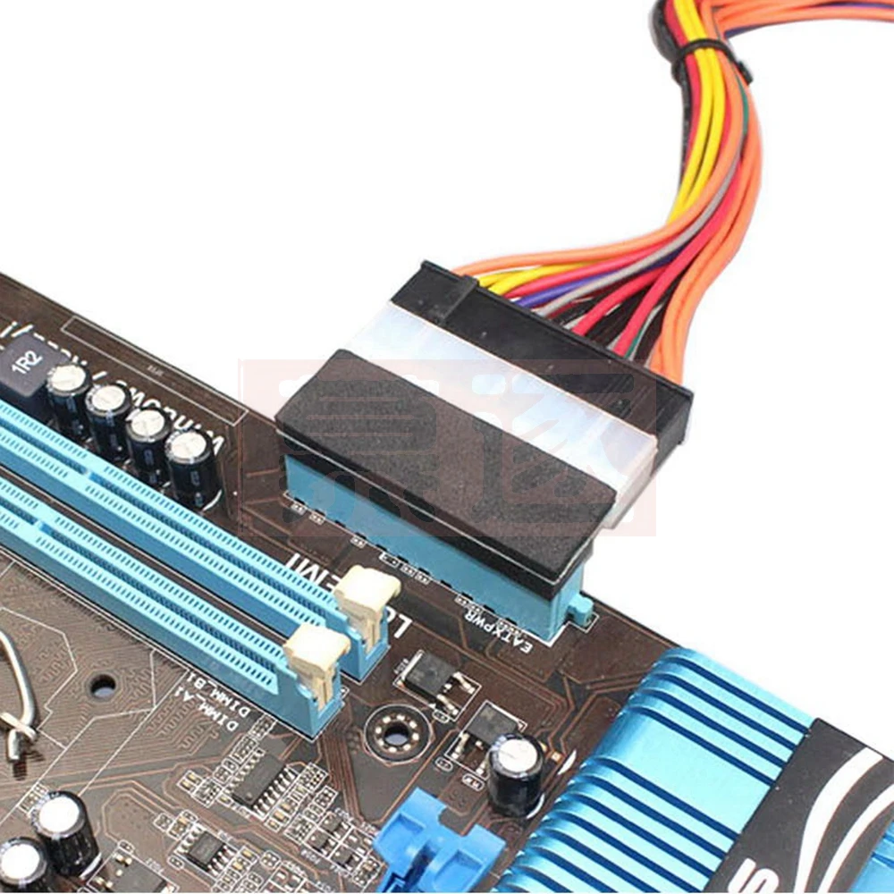 Adaptador ATX de 24 pines, 90 grados, 24 pines, zu, 24 pines, conector de alimentación, placa base, placa base, Modular de alimentación, lote Netz orte Kabel - imagen 5