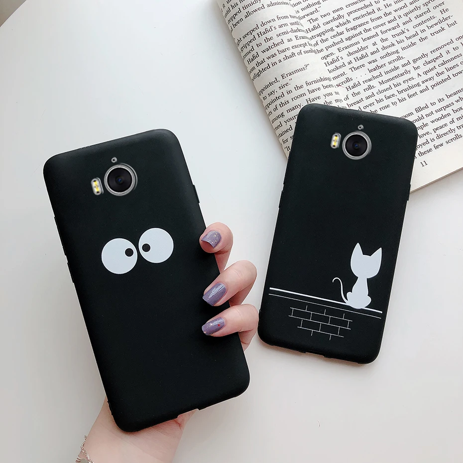 Funda de teléfono para Huawei Y5 2017 Y6 2017, fundas de silicona suave para Huawei Y5 2017 Y6 2017, fundas traseras de dibujos animados bonitos - imagen 2