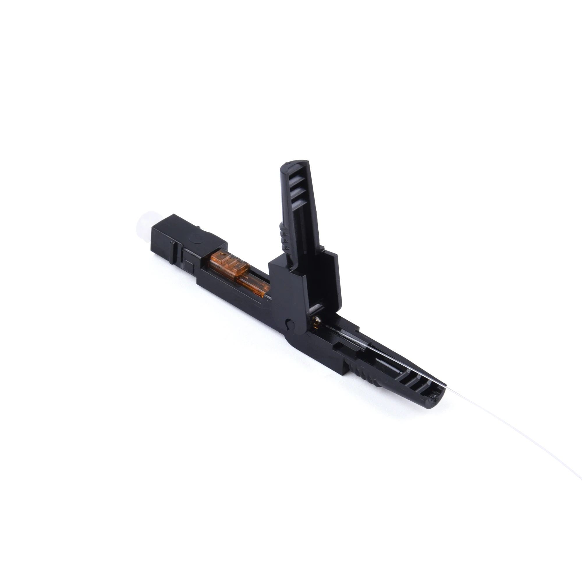 Conector rápido de fibra óptica integrada, enchufe UPC SC, adaptador de fibra óptica monomodo, montaje de campo rápido, 55mm/2,17 pulgadas, 10-400 Uds. - imagen 5