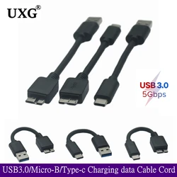Cable USB 3.0 A/C a Micro B – 5Gbps para Disco Duro Externo