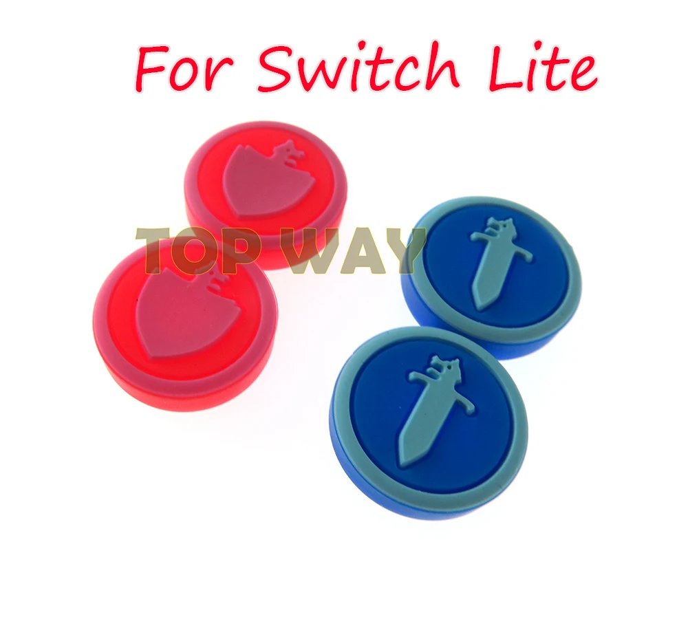 2 uds para Nintendo Switch Lite Joy Con tapa de agarre para pulgar para Nintendo NS Switch lite Joycon silicona antideslizante tapas de agarre