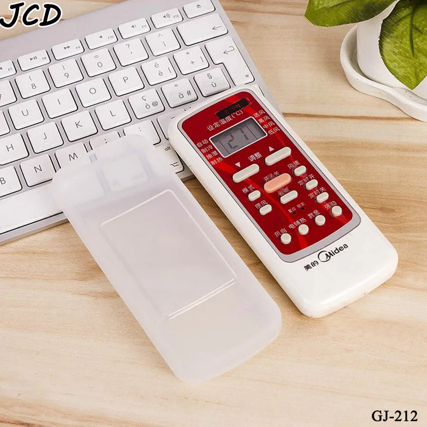 JCD 1 Uds funda de silicona transparente para control remoto de TV cubierta de aire acondicionado bolsa de almacenamiento impermeable antipolvo bolsa elástica - imagen 3