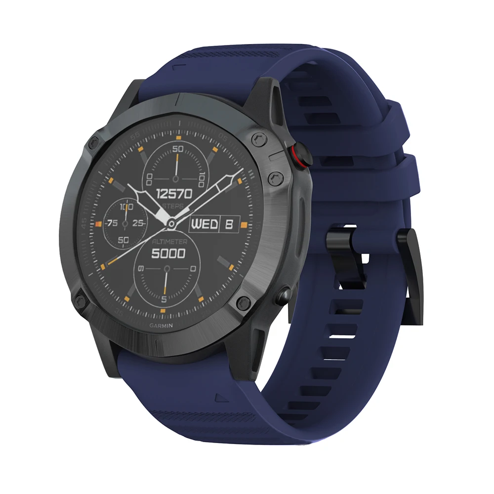 Correa de silicona de ajuste rápido de 22mm y 26mm para Garmin Fenix 8/7/7X/6/6X Pro/5/5X Plus, correa de repuesto para reloj Garmin EPIX/Enduro 3 - imagen 2