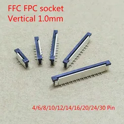 Conector FFC/FPC Vertical 1.0mm - Cable Plano Flexible