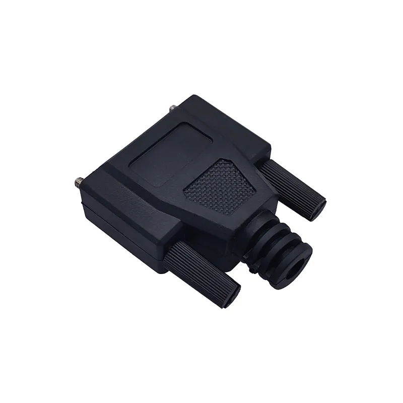 1 Uds DB9/DB15/DB25 carcasa negra enchufe de puerto serie macho y hembra carcasa de moldeo por inyección única - imagen 4