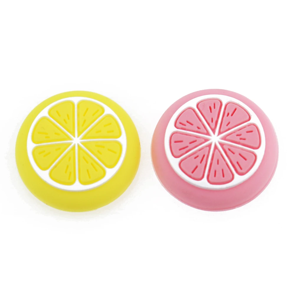 Thumbstick de silicona para Nintendo Switch, cubierta de Joystick Con tapa de agarre de fruta fresca, controlador Joy-Con, NS Lite - imagen 2