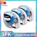 3PK Plastic Blue