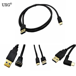 Adaptador USB-C a USB-A 90 grados USB 3.0