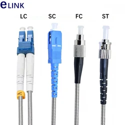 Cable Fibra Óptica Monomodo Exterior Acero Inoxidable LC/SC/FC/ST