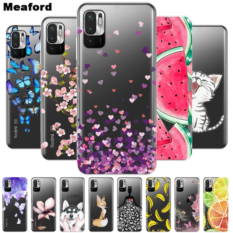 Funda transparente de silicona TPU para Xiaomi Redmi Note 10 T, Funda suave para teléfono, Funda para Xiaomi Redmi Note 10 T 10 T