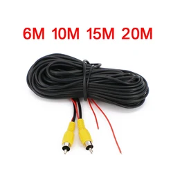 Cable RCA Macho a Macho 6 Metros para Cámara de Retroceso Coche y Camión