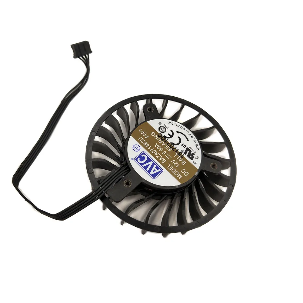 BAZA0714B2U-ventilador enfriador VGA de 4 líneas para QUADRO P4000, M4000, P001, P002, GPU, refrigeración de tarjetas gráficas de vídeo - imagen 3