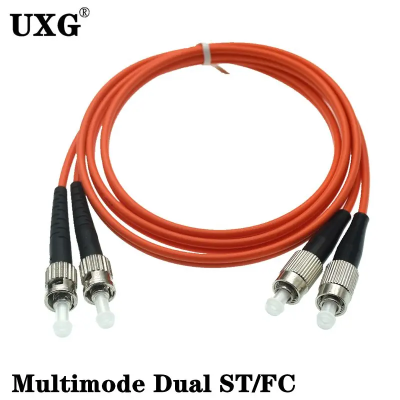 Un cable rojo y negro con conectores en el extremo