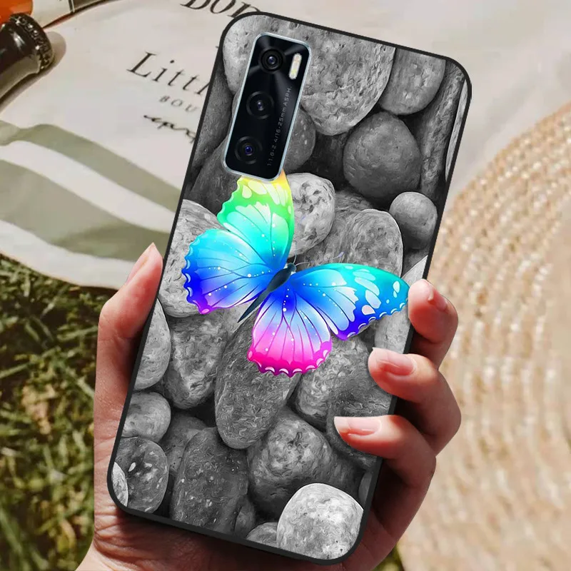 Para Vivo V20 SE funda de silicona Lobo funda de teléfono suave para Vivo V20 SE V2022 V2023 funda Vivo V20SE V 20 SE funda negra de TPU - imagen 3