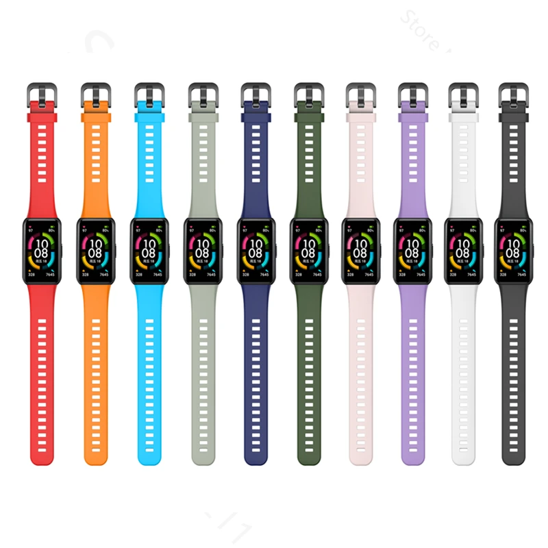 Correa de muñeca de silicona para Huawei Band 6/6 Pro, correa de reloj deportiva para reloj inteligente Honor Band 6, accesorios de pulsera con correa de repuesto - imagen 2
