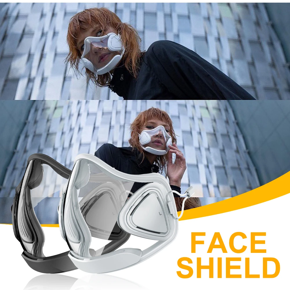 Máscaras transparentes para protección, protección facial lavable duradera, Anti-pm2.5, máscara protectora Visible para lenguaje de labios, Mascarillas - imagen 3