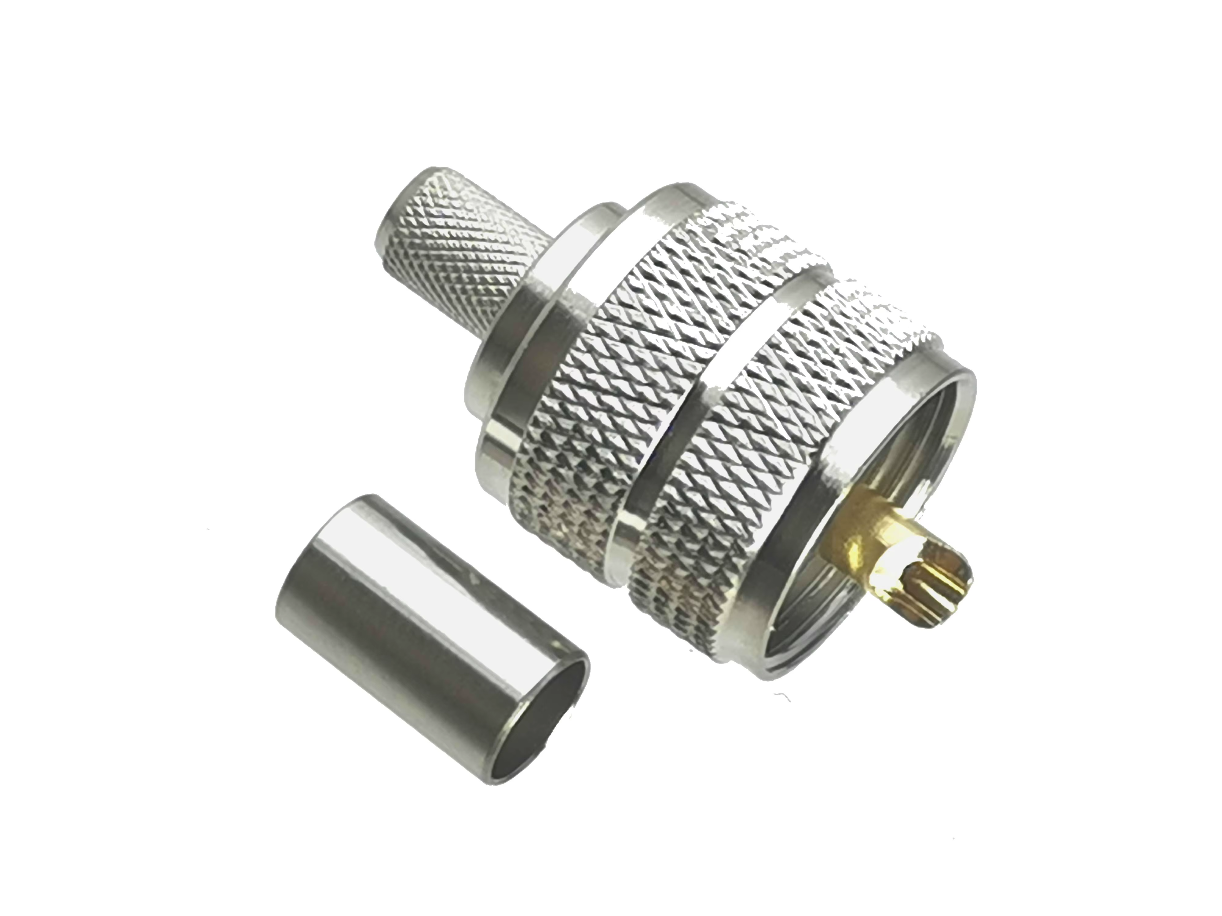 Conector PL259 UHF Macho – RG8X LMR240 Coaxial RF - imagen 4