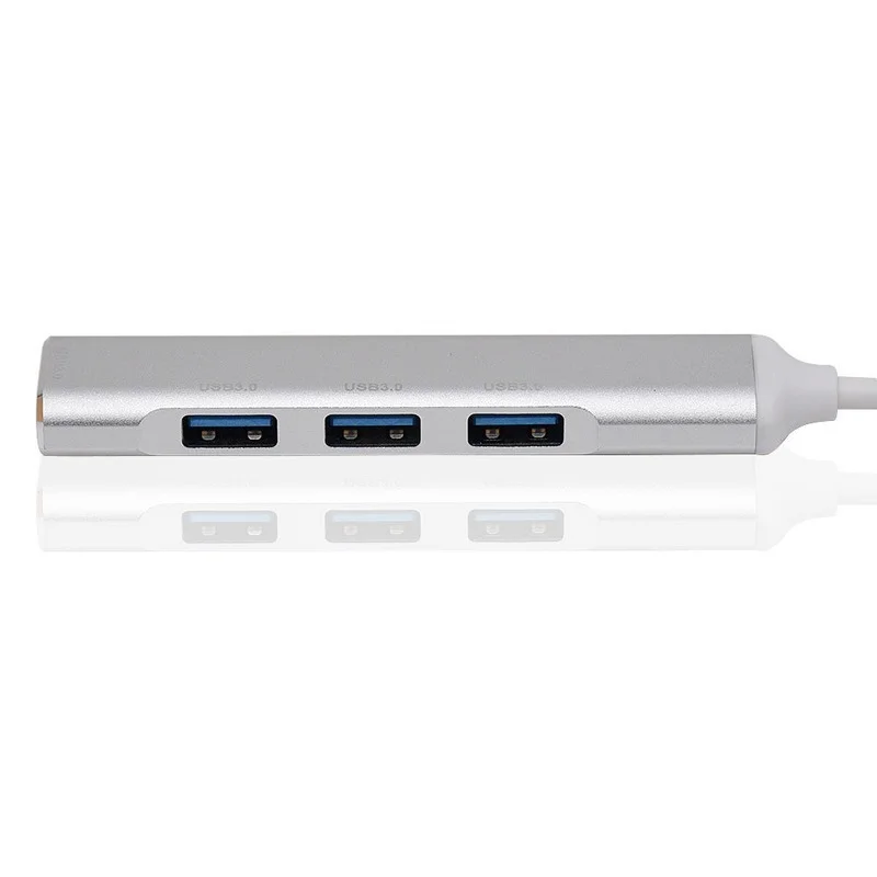 Concentrador USB de alta velocidad para ordenador portátil, 4 puertos USB 3,0 2,0, divisor de 5Gbps, accesorios de computadora, adaptador multipuerto 4 USB 3,0 2,0 - imagen 5