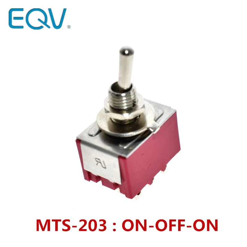 ON-OFF-ON 3 6 9 pines 3 6 9 posiciones Mini interruptor de palanca de enganche 6A 3A MTS-103 MTS-203 MTS-303 - imagen 3