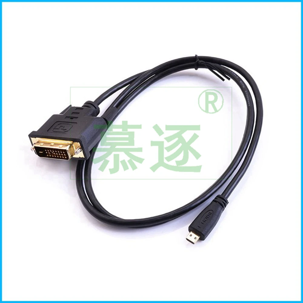 Aux Kabel Micro HDMI-kompatibel Stecker auf DVI 24 + 1 Micro HD zu DVI velocidad übertragung de alta velocidad Conversión linie starke fle - imagen 3