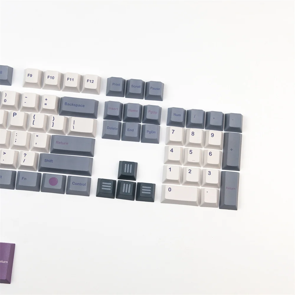 Tecla PBT GMK-DMG para teclado mecánico, tecla completa con 141 teclas de tinte subcama, ASNI ISO Enter, 1.25U, 1.75U, 2U - imagen 4