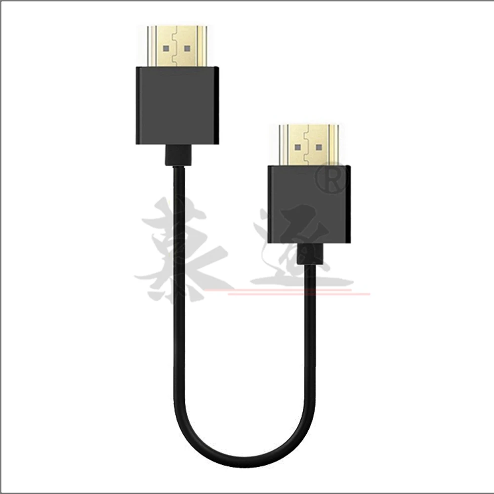 Cables finos súper suaves compatibles con Micro HDMI macho a HD OD 3,0mm y Cable Mini HD macho 2k * 4k hd @ 60hz portátil ligero