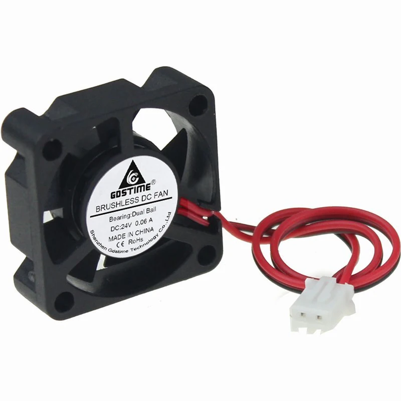Gdstime Ventilador CPU 30x30x10 mm 24V 2 pines brushless compacto - imagen 2