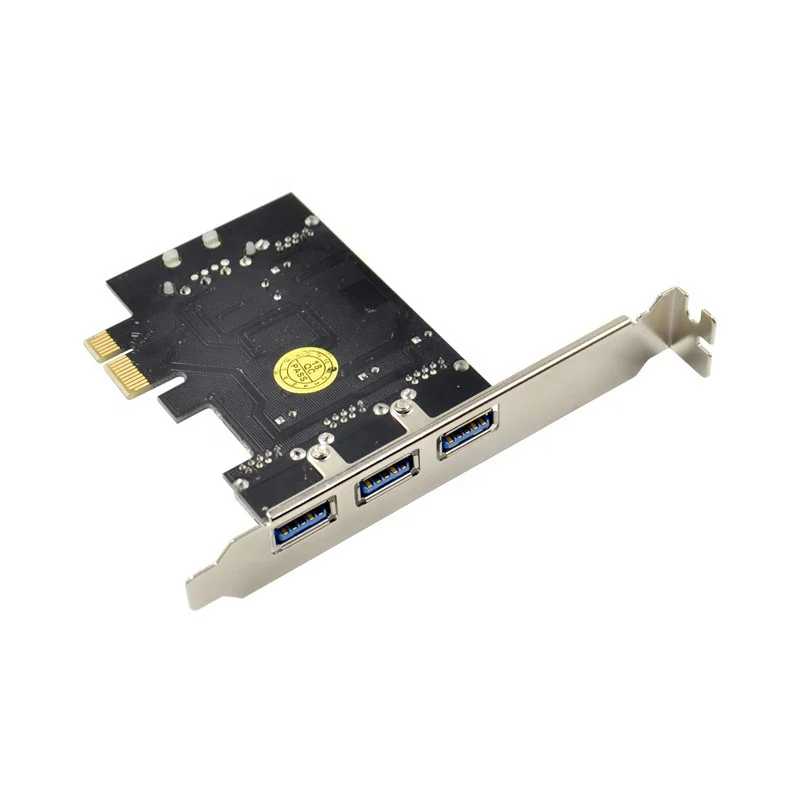 SuperSpeed PCI-E a 3 + 1 4 puertos USB 3,0, tarjeta de expansión USB 3,0, tarjeta PCIE, VL805 Chipset, 3 puertos usb3.0, fuente de alimentación interna de 4 pines - imagen 4