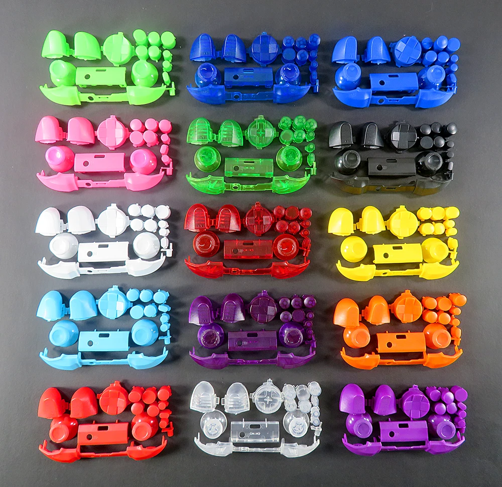 1 juego completo de botones de repuesto para Xbox Series S X Controller LB RB LT RT Bumpers Triggers d-pad ABXY Start Back Key - imagen 2