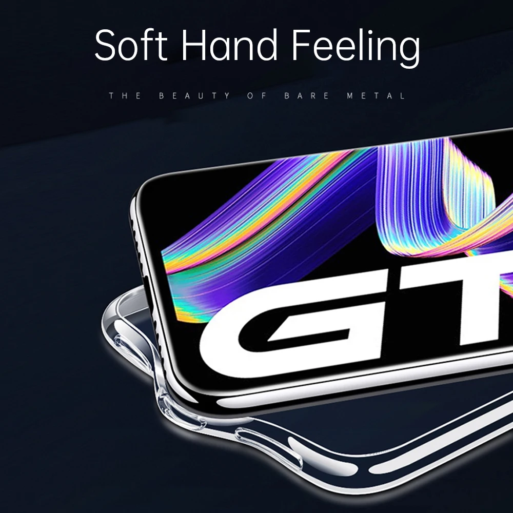 Funda de teléfono transparente de alta calidad para Realme Q3 Pro Carnival Q3i 5G, protección de cámara, funda trasera suave de TPU Realme Q3 - imagen 3