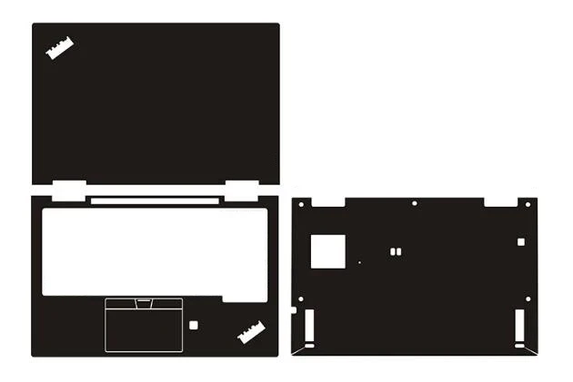 Película protectora de la cubierta de la piel para Thinkpad X1 Titanium Yoga 2021 2020 X1 Carbon 2019 2013 2014 2015 2016 2017 2018 X1 Tablet, 3 uds. - imagen 4